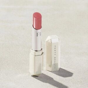 BNIB Fenty Beauty Sheer Shiny Lipstick - Retro Rose